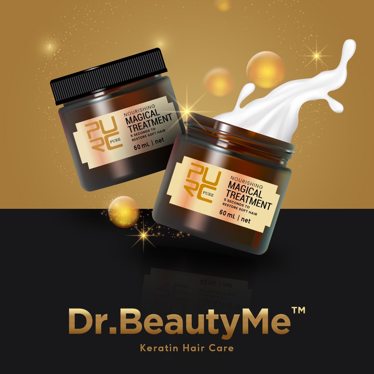 Dr.BeautyMe™ - Keratin hårvård (1+1 Gratis)